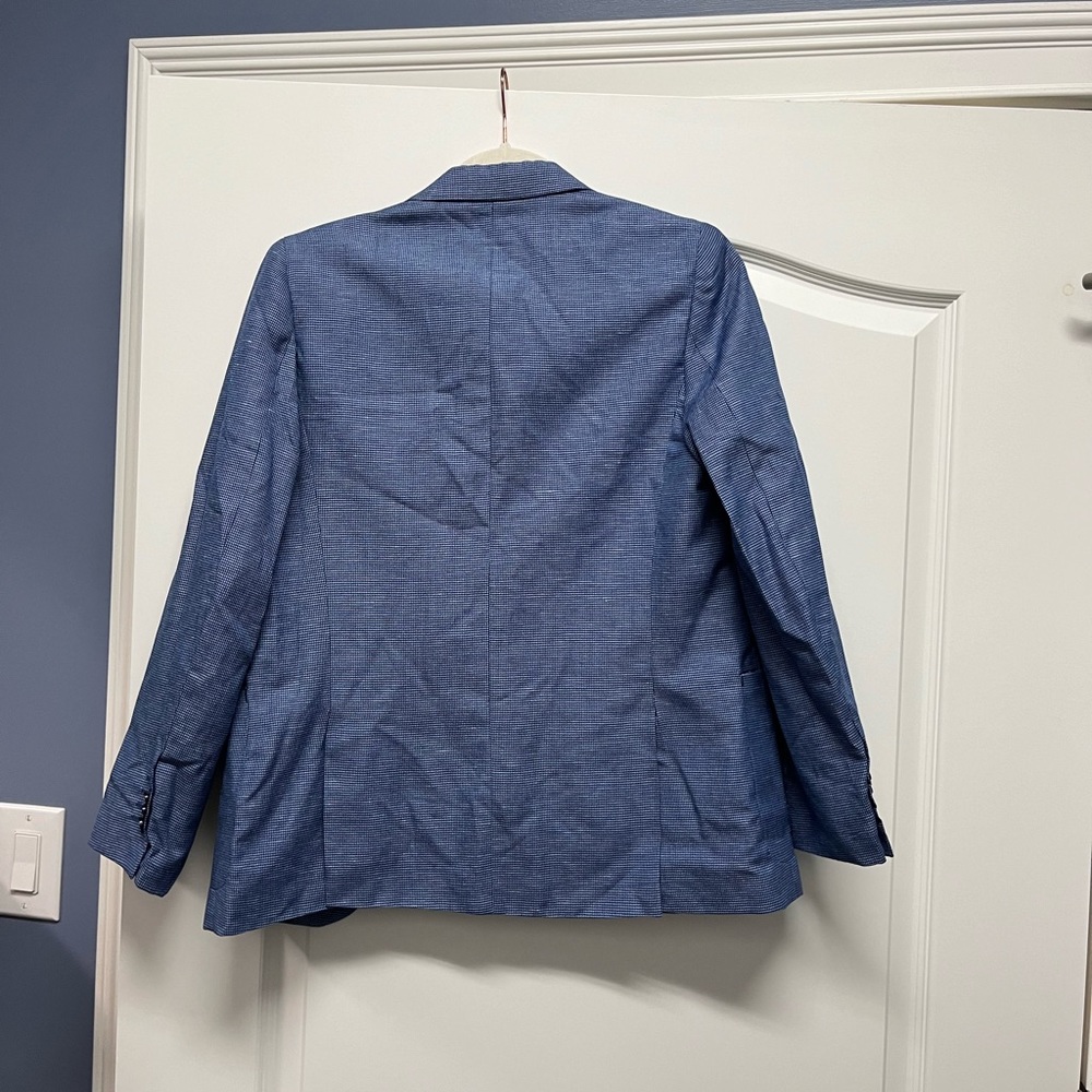 Boys suit jacket, color darker blue.